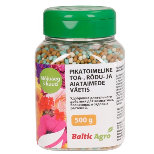 Pikatoimeline toa-rõdu-aiaväetis Baltic Agro 500 g